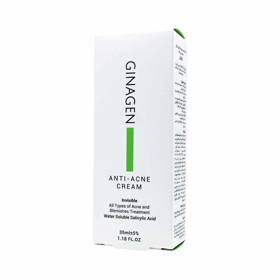 کرم ضد جوش بی رنگ ژیناژن - jxh