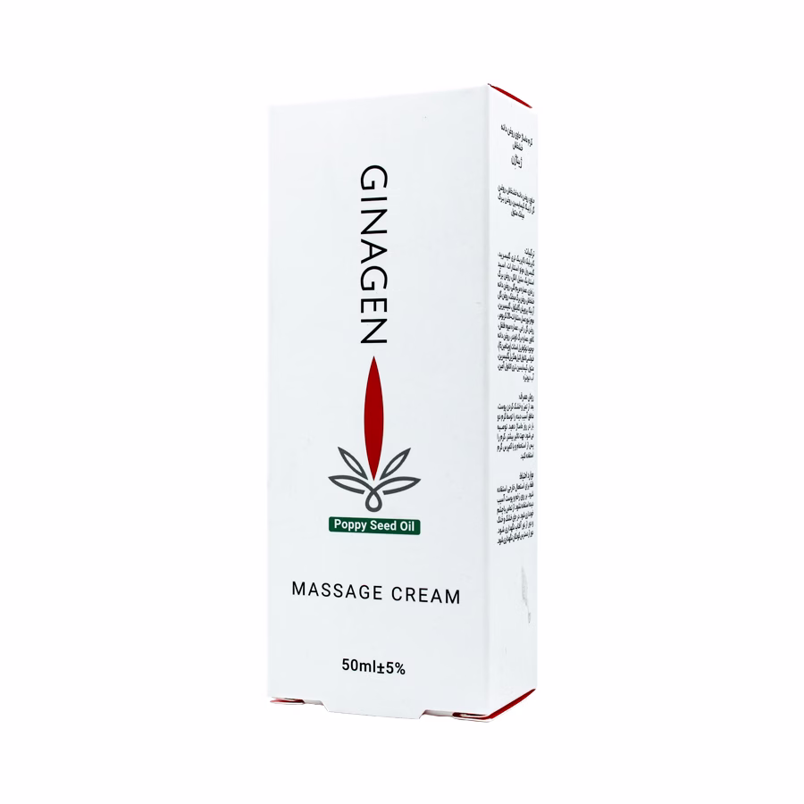 کرم ماساژ ژیناژن حاوی روغن دانه خشخاش - 7ma