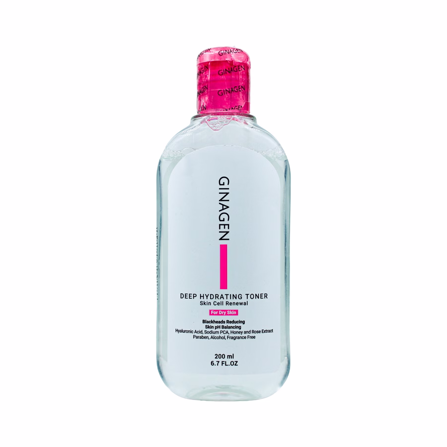 تونر رطوبت رسان عمیق ژیناژن برای پوست خشک - 5nf