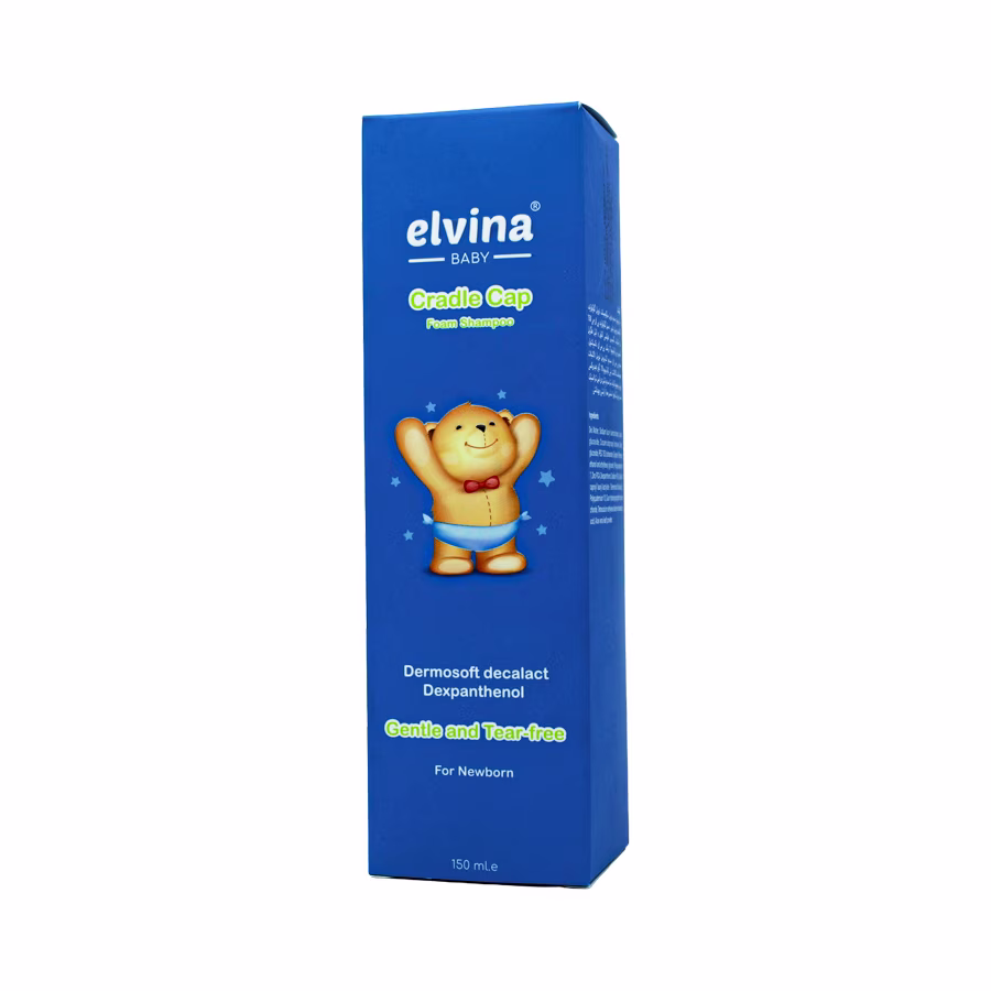 فوم شستشوی پوسته های چرب سر نوزاد الوینا - q4p