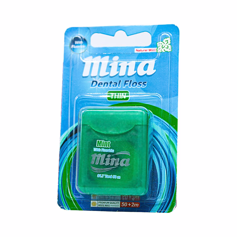 نخ دندان نازک نعنایی مینا