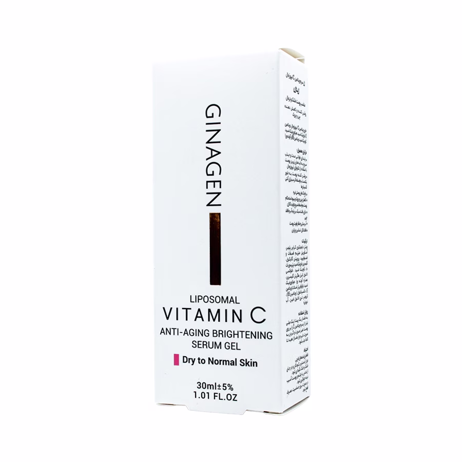 ژل سرم لیپوزومال ویتامین سی ژیناژن برای پوست نرمال تا خشک