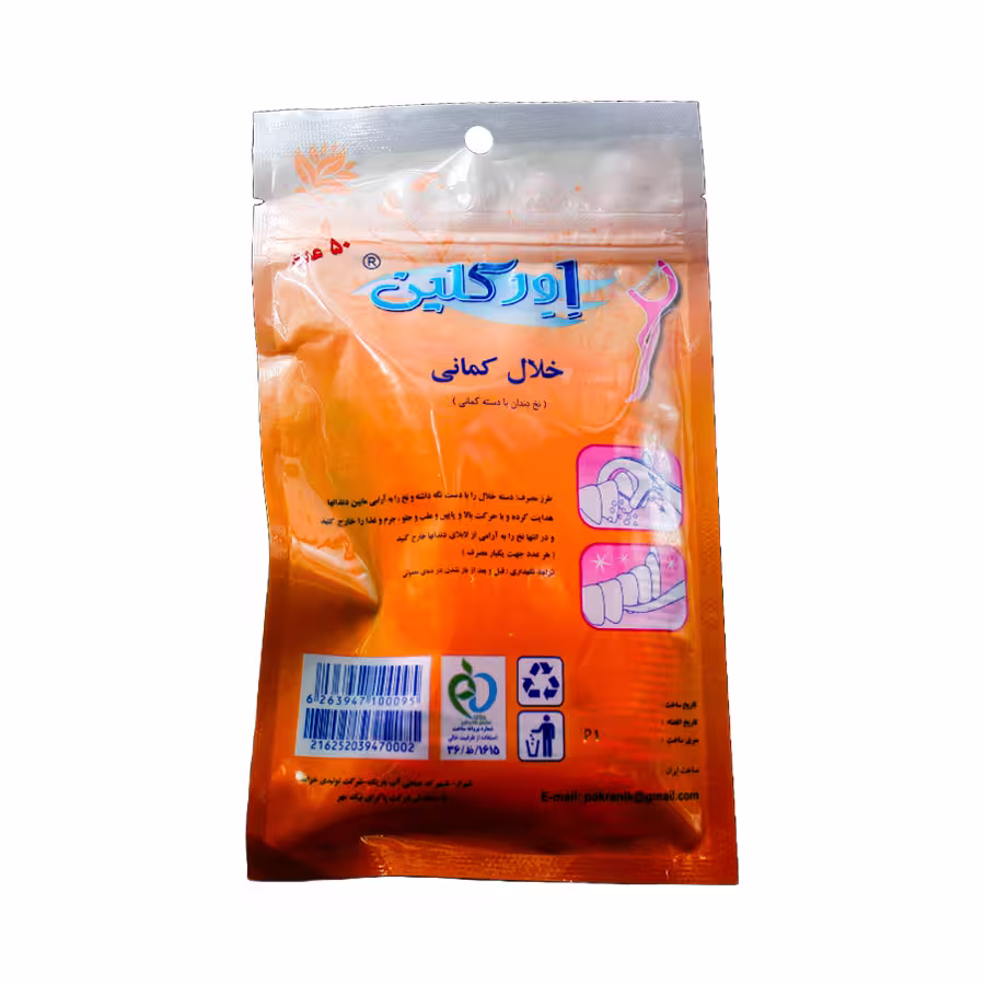 نخ دندان با دسته کمانی اورکلین
