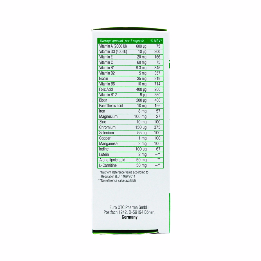 کپسول مولتی ویتامین آپوویتال برای افراد دیابتی