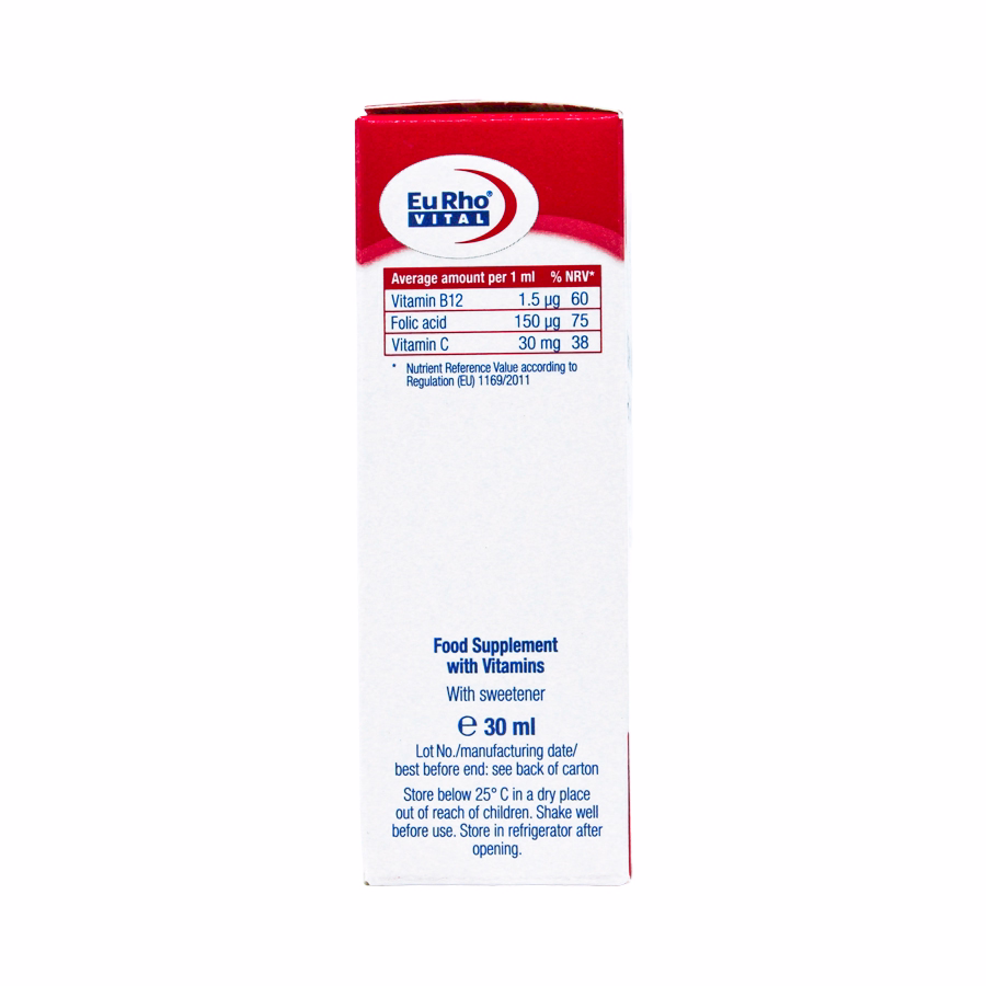 قطره ب 12 و فولیک اسید ویتامین C یوروویتال