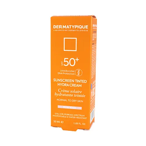 ضد آفتاب رنگی رزبژ پوست خشک SPF50 درماتیپیک 50 میلی لیتر