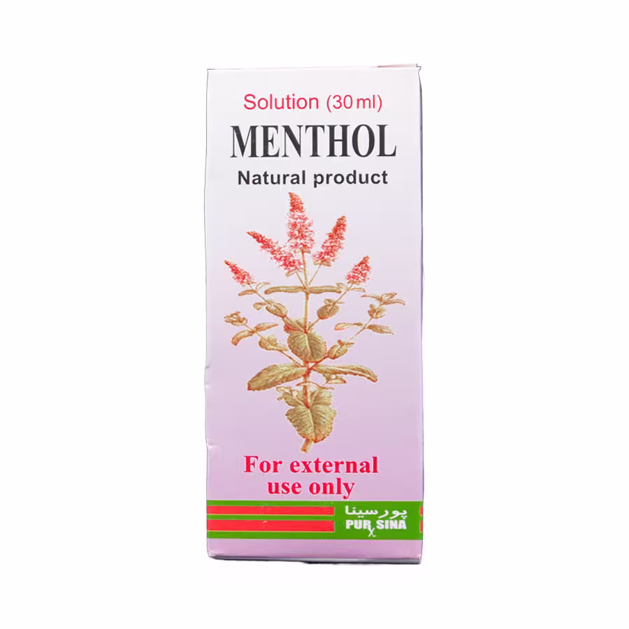 محلول غیر خوراکی منتول پور سینا 30 میلی لیتر 2