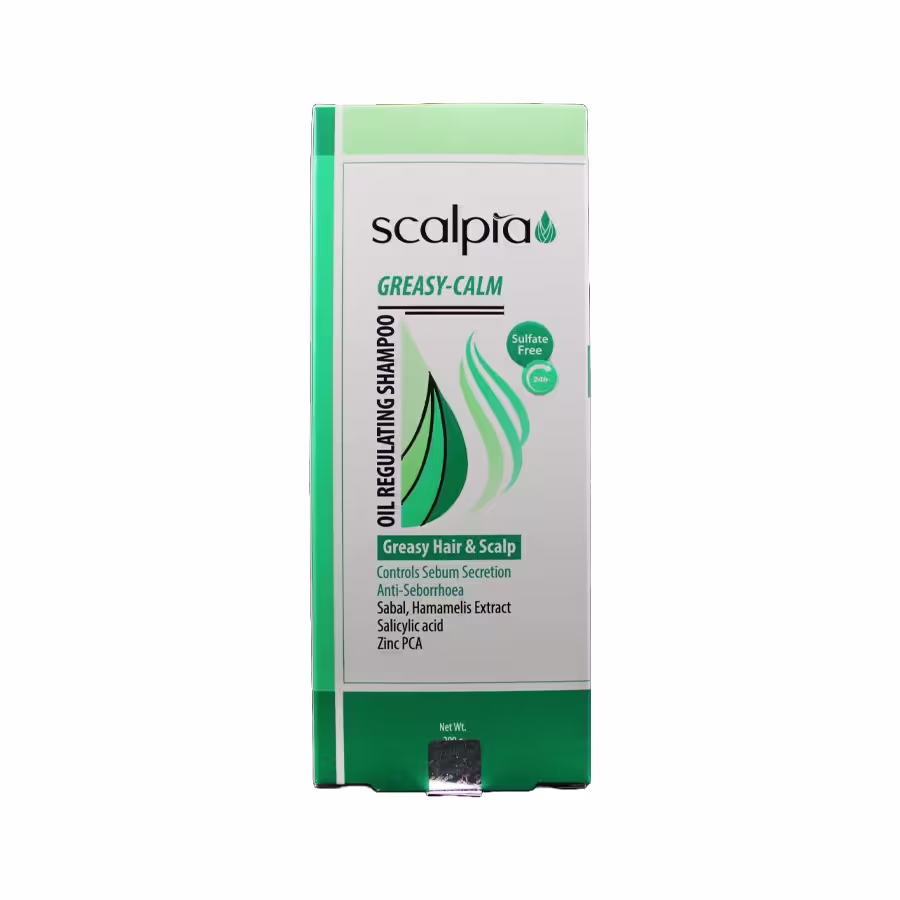 شامپو روزانه اسکالپیا کنترل کننده چربی پوست سر مناسب موهای چرب 200 میلی لیتر 2