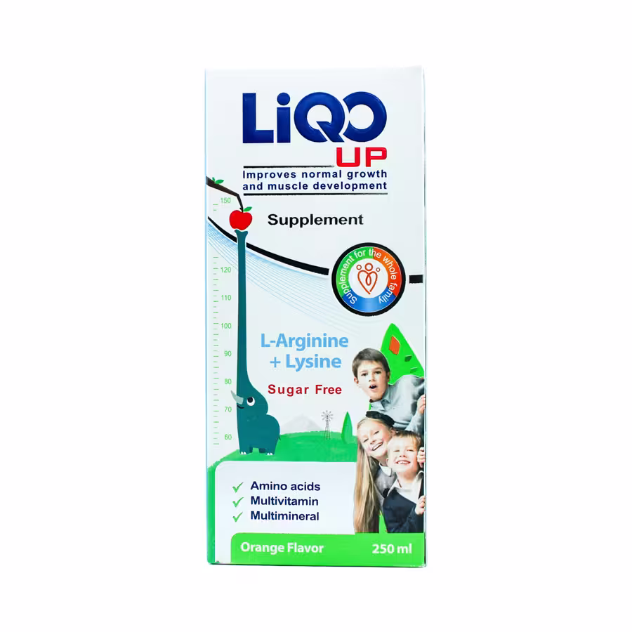شربت ال‌آرژنین و مولتی مینرال لیکو آپ ابیان فارمد 250 میلی لیتر 2