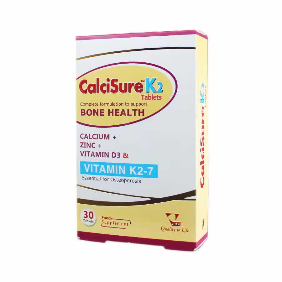 قرص کلسی شور k2 ویتان فارما 30 عددی