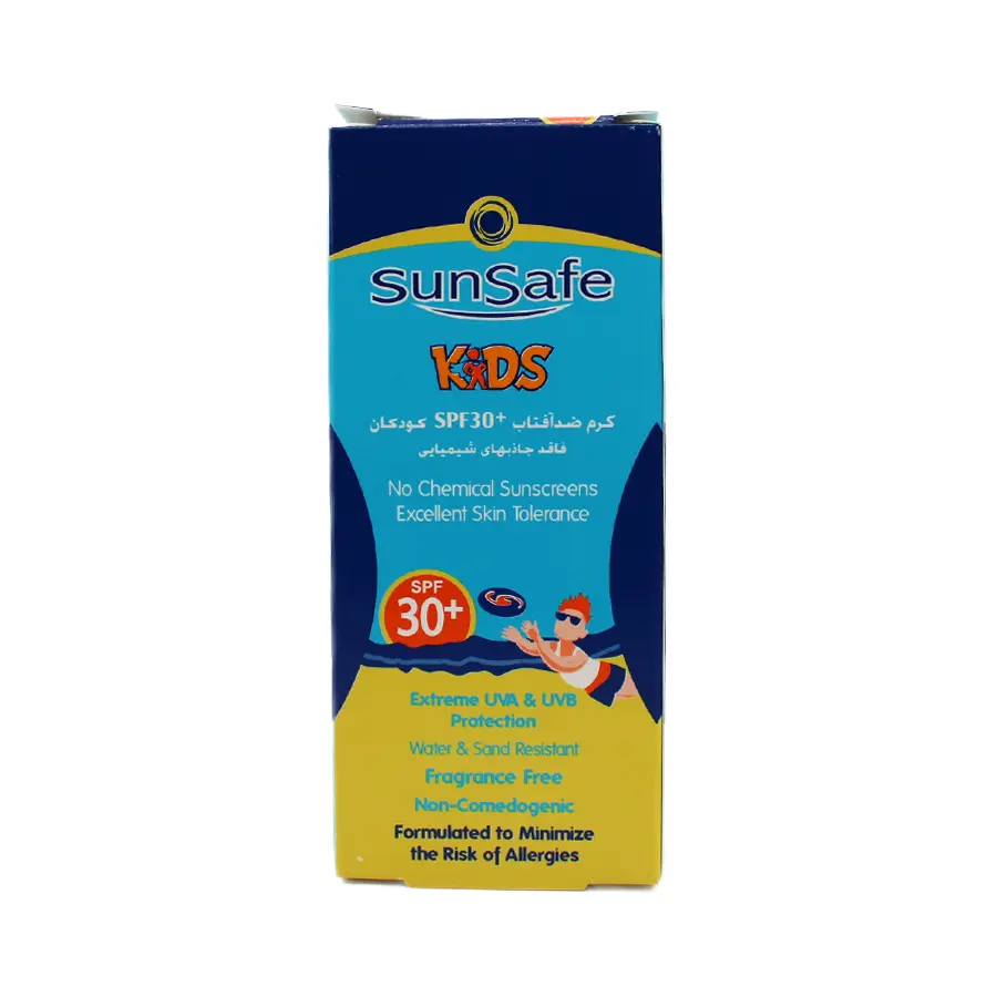 کرم ضدآفتاب کودکان SPF30 سان سیف 50 گرم 3