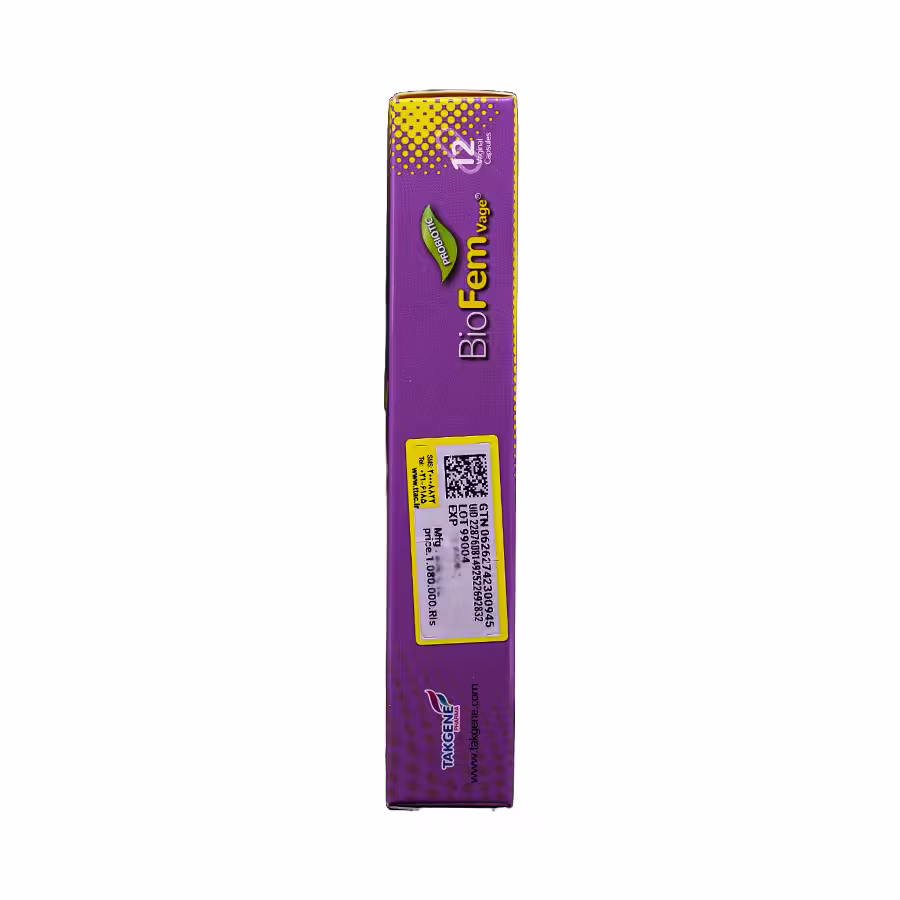 کپسول واژینال بایو فم واژ تک ژن فارما 12 عددی 3