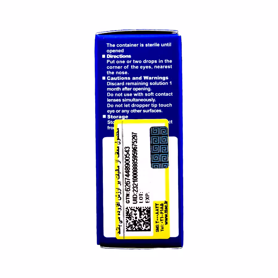 قطره استریل چشمی اشک مصنوعی تیر آی 10 میلی لیتر 3
