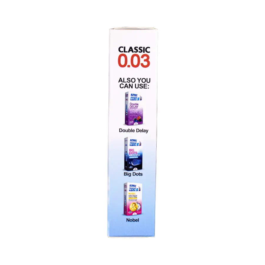 کاندوم کلاسیک 0.03 کدکس 10 عددی 1
