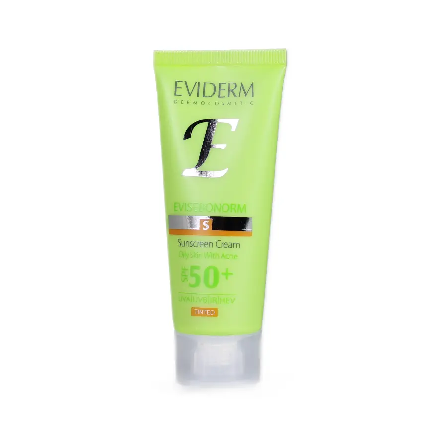 کرم ضد آفتاب پوست چرب و دارای جوش اوی سبونورم اویدرم spf50 رنگی 40 میلی لیتر 1