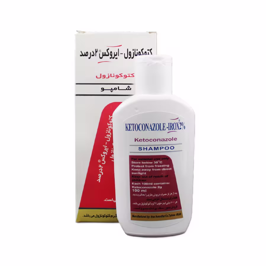 شامپو کتوکونازول 2 درصد ایروکس 100 میلی لیتر 3