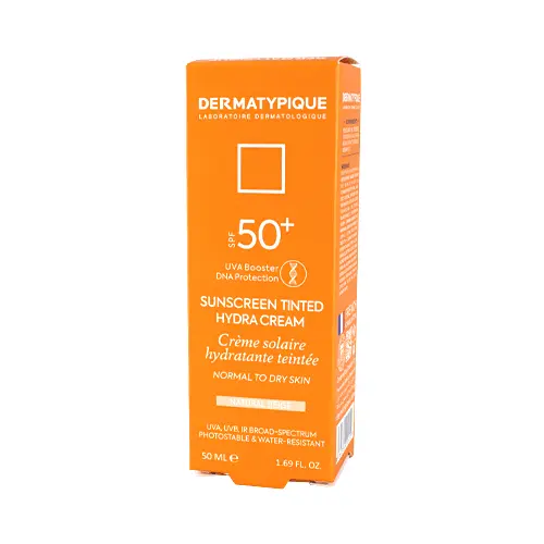 ضد آفتاب رنگی بژطبیعی پوست خشک SPF50 درماتیپیک 50 میلی لیتر