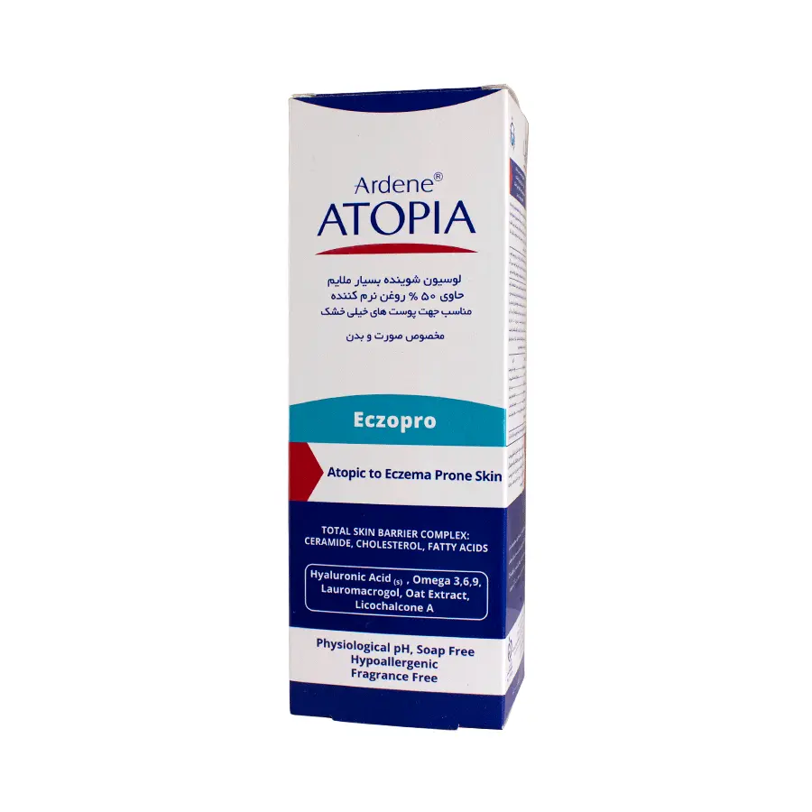 لوسیون شوینده بسیار ملایم آتوپیا آردن حاوی 50% روغن نرم کننده 200 گرم