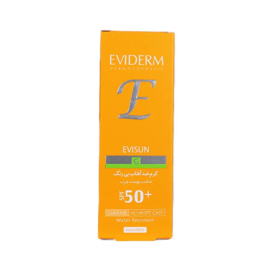 کرم ضد آفتاب پوست چرب اویسان جی اویدرم SPF50 بی‌رنگ 40 میلی لیتر 4