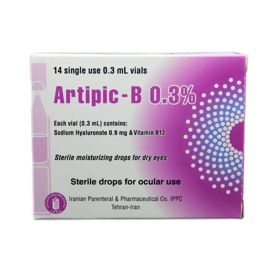قطره استریل چشمیب 0/3 درصد آرتیپیک 14 عددی 2