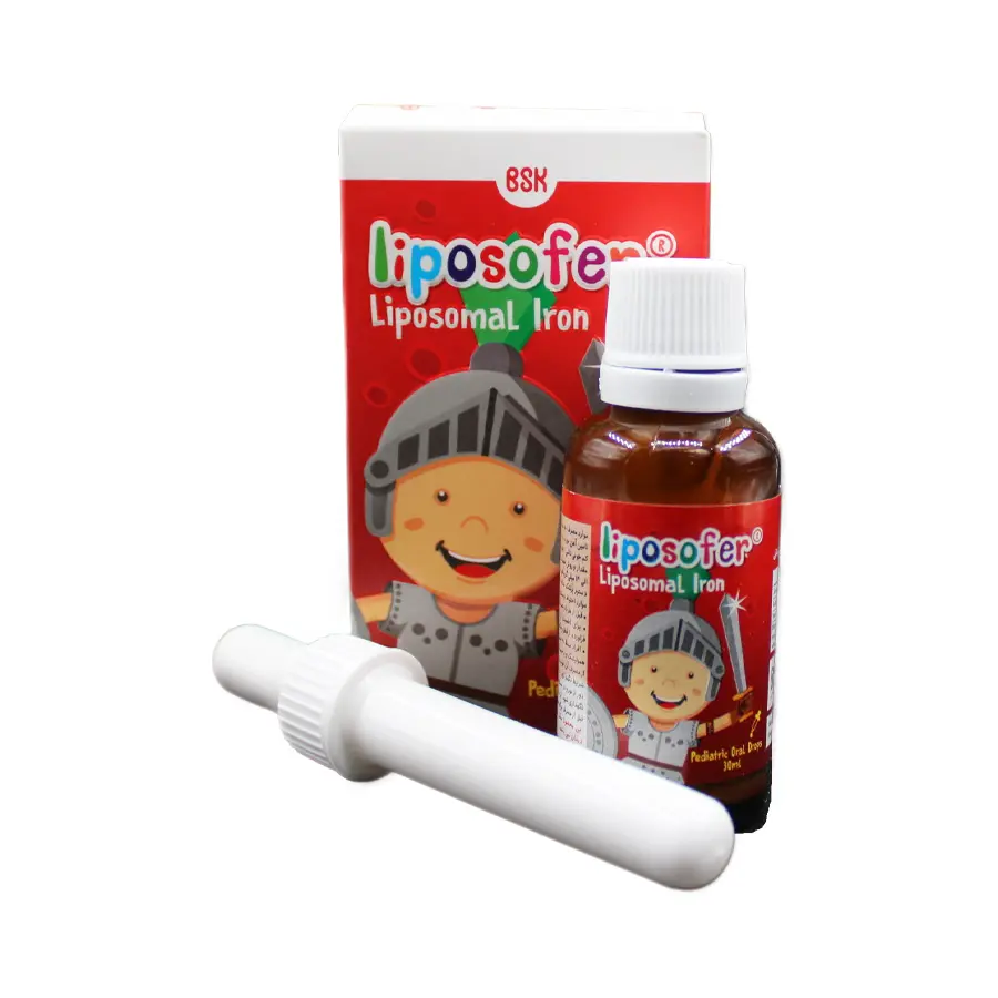 قطره خوراکی لیپوزوفر بی اس کی با طعم تافی 30 میلی لیتر 1