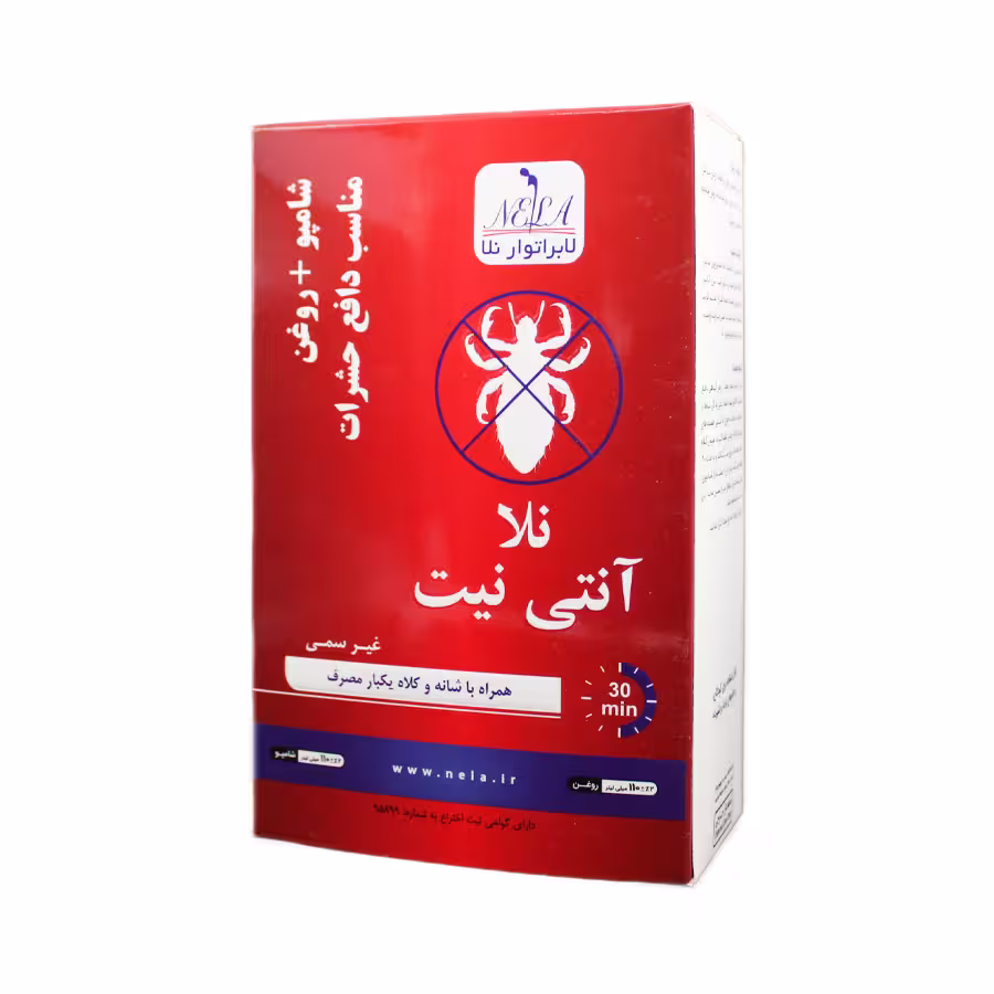 شامپو و روغن آنتی نیت نلا مناسب دافع حشرات