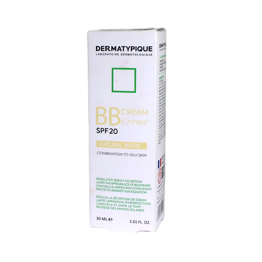 بی بی کرم درماتیپیک spf20 بژ طبیعی 30 میلی لیتر