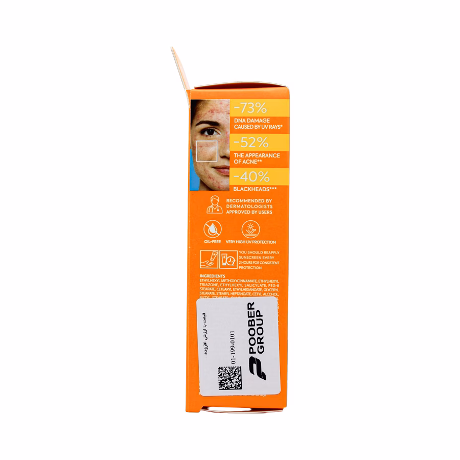 ضد آفتاب فلوئید بی رنگ پوست چرب و دارای جوش SPF50 درماتیپیک 50 میلی لیتر 3