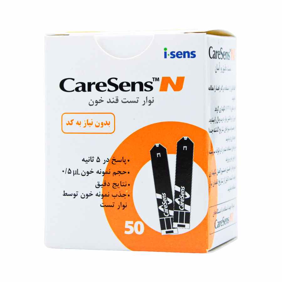 نوار تست قند خون کرسنس ان آی سنس 50 عددی