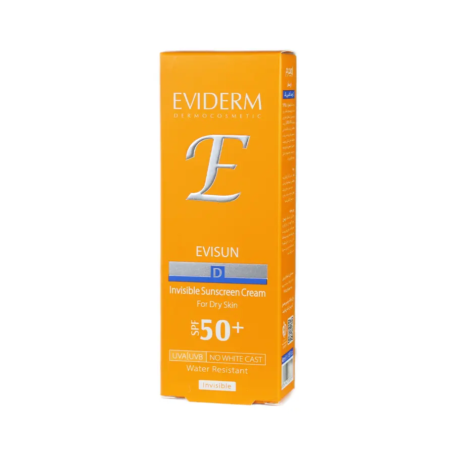 کرم ضد آفتاب پوست خشک اویسان دی اویدرم SPF50 بی رنگ 40 میلی لیتر