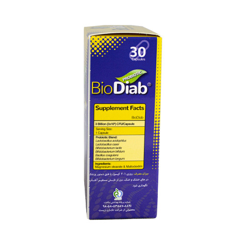 کپسول بایو دایاب تک ژن فارما 30 عددی 2