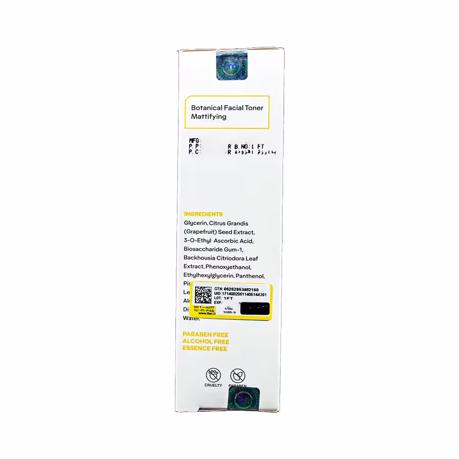 تونر تنظیم چربی و براقیت صورت کلین ژن ژنوبایوتیک 150 میلی لیتر 3