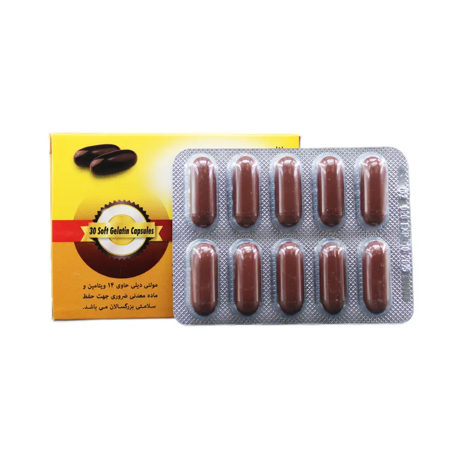 کپسول ژلاتینی نرم مولتی دیلی دانا 30 عددی 1