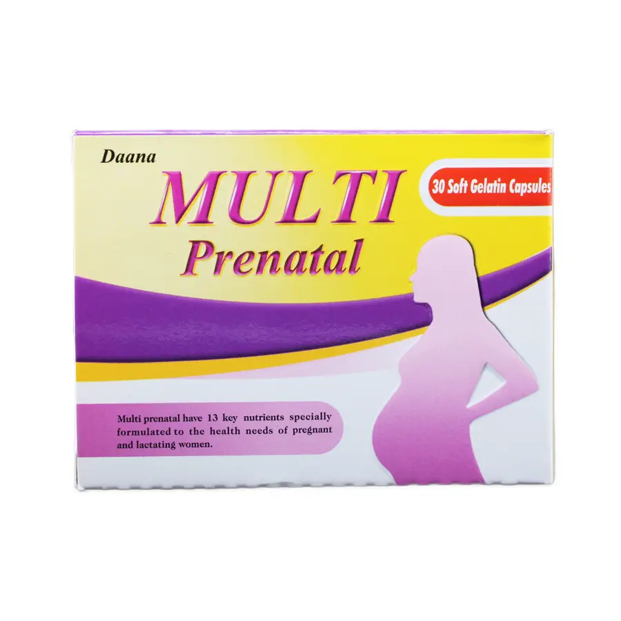 کپسول ژلاتینی نرم مولتی پریناتال دانا 30 عددی 2